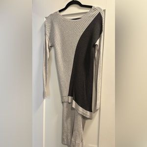 Express Tunic Asymmetrical Top; Sweater material